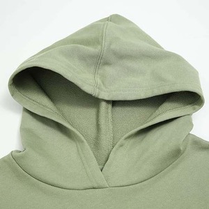 High Quality Women <b>Cropped</b> Hooded Fleece Breathable Pullover Hoodie Casual Wear Comfort Relaxed Fit Cotton Wholesale Supplier - Product Image 2