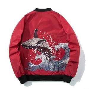Embroidered Bomber <strong>Jacket</strong> Men Japan University Baseball <strong>Jackets</strong> Pilot Coat Brand <strong>Quilited</strong> Clothing - Product Image 4