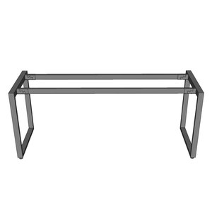 Industrial-Style 180x60cm Rectangular Steel <b>Frame</b> Powder Coated - Product Image 2