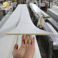 Paneles de Techo Decorativos de PVC para Interiores, Laminado de Madera Marrón, Panel de Techo de PVC para el Hogar