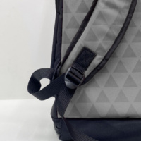 Mochila de Nailon Zee Good de 30-40L con Patrón Geométrico, Cierre de Cremallera, Unisex, para Gimnasio, Estilo Casual, Compartimento Interior Duradero