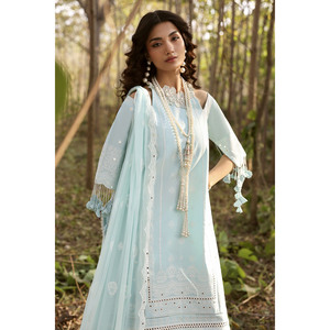 Traje de 3 Piezas para Mujer con Lentejuelas Bordadas y Dupatta de Chifón PM-62024 - Product Image 4