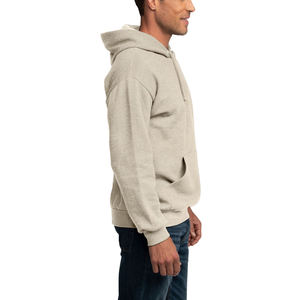 Sweats à capuche pour hommes 100% coton épais poids lourd français éponge pull à capuche personnalisé goutte épaule polaire sweats à capuche surdimensionnés hommes - Product Image 4