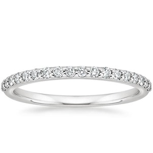 Anillo de Boda de Media Eternidad con Diamantes Cultivados en Laboratorio VVS, Romántico, Certificado por IGI, de Alta Calidad, Corte Brillante, Diseño Único - Product Image 3