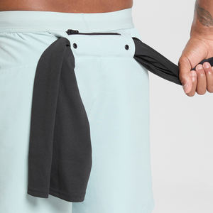 Short d'entraînement High Street pour homme Séchage rapide 2-en-1 Gym Running Summer Workout Logo personnalisé Biker Basketball Design Short d'entraînement - Product Image 6