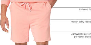 Pantalones Cortos Deportivos Casuales de Felpa para Hombre, 100% Algodón, Color Sólido, Elásticos en la Cintura, Transpirables, Impermeables, Ecológicos, Cómodos y Duraderos para Entrenamiento - Product Image 4