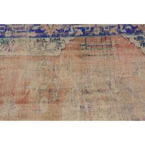 Tapis turc vintage 3,2x6,2 pi (96x190 cm), tapis persan orange - Product Image 5