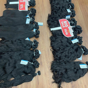 Venta al por Mayor de Cabello Virgen Vietnamita 100% Natural con Cutícula Alineada, Ondulado Liso Sedoso, en Existencia - Product Image 1