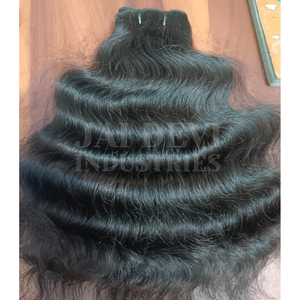 Vague d'eau vierge de temple indien 100% Extensions de cheveux humains non traités Vague lâche Simple dessinée Double pour la cuticule de trame de génie - Product Image 6