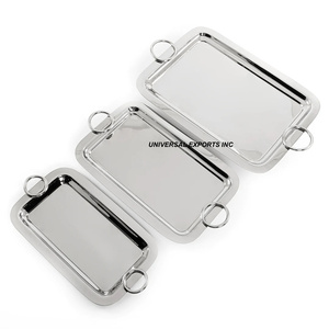 Plateau en métal design, best-seller, fait main, écologique, ovale, pour chocolats, élégant, durable, décoratif, passe au lave-vaisselle - Product Image 5