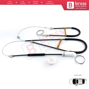 Juego de Reparación de Elevalunas Eléctrico BWR5381, Puerta Izquierda para Megane MK3 CC EZ0/1 2010-2015 2 Puertas 807210018R - Product Image 3