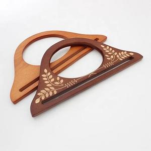 Luxury Bamboo Half <b>Ring</b> Handle Bag Accessory Small <b>Wood</b> Handbag Part <b>for</b> Shoulder Bag Use - Product Image 6