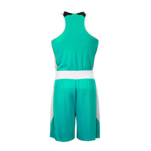 Unisexe 100% Polyester Kick Boxing Vest & Shorts Kit Personnalisé Simple En Gros Arts Martiaux Porter Kickboxing Uniformes - Product Image 4