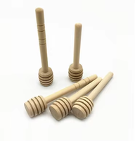 Bâton de miel en bois de haute qualité cuillères à miel agitateur louche à miel en bois