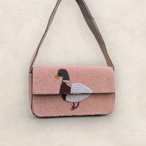 Sac à main décontracté en perles de verre multicolores certifiées MS Handicraft, poignée en perles, sac baguette fait main indien personnalisé - Product Image 3