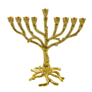 Increíble gran oferta Menorah tradicional Metal Hanukkah en tarifa al por mayor para el hogar Hotel restaurante decoración portavelas - Product Image 6