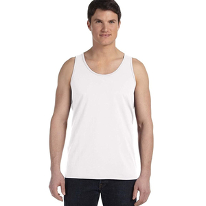 Camiseta sin mangas de estilo minimalista, premium, básica, de color sólido, con costuras laterales, informal, para hombres, mujeres, unisex. - Product Image 1