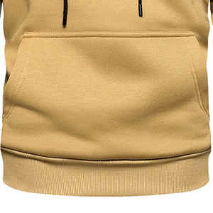 Sudaderas Extra Grandes para Hombre, 100% Algodón, Estilo Urbano, con Capucha y Diseño Sólido para Invierno, Servicio OEM, Personalizable, Superventas - Product Image 5