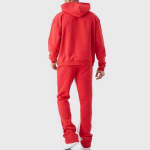Survêtement surdimensionné pour hommes surdimensionné cousu personnalisé tenue décontracté Anti-rides respirant confortable hommes surdimensionnés survêtements - Product Image 3