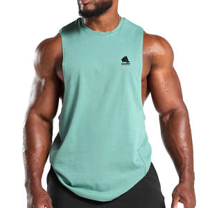 เสื้อกล้ามลำลองสำหรับผู้ชายผ้าถักแบบระบายอากาศได้ดีวัสดุโพลีเอสเตอร์/ ผ้าฝ้ายออกแบบได้ตามต้องการ - Product Image 1