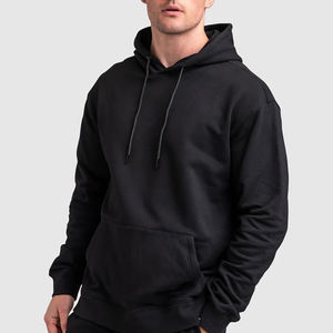 Sudadera con capucha de manga larga de algodón multifuncional para hombre con logotipo, características antiencogimiento y antiarrugas - Product Image 4