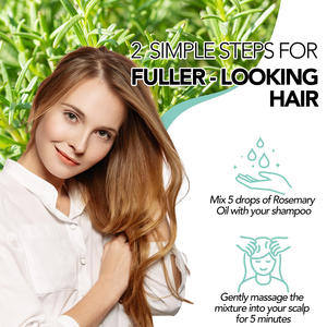 BIEYOC سيروم طبيعي عضوي للعلاج بالشعر منتجات العناية بالشعر زيت الروسماري لنمو الشعر - Product Image 5