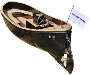 Embarcación nueva fabricada en fibra de vidrio diseño original en madera de teca equipada con motor intraborda embarcación de recreo estilo holandesa - Product Image 4