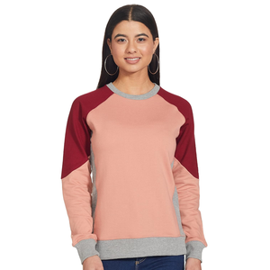 Sudadera de cuello redondo de gran tamaño de Color sólido para mujer, Sudadera de punto de manga larga personalizada al por mayor para invierno, barata - Product Image 1