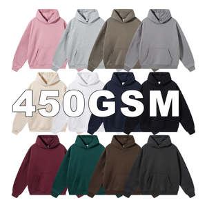 Sweats à capuche surdimensionnés brodés sur mesure OEM, sweats à capuche grande taille pour hommes, sweats à capuche en molleton français 450+ GSM pour hommes - Product Image 6