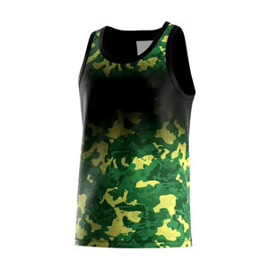 Camiseta personalizada de poliéster, superventas, respetuosa con el medio ambiente, nueva llegada, cómoda camiseta sin mangas unisex, servicio OEM - Product Image 1