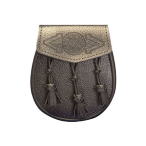 Kilt écossais Sporrans l Sporrans-cuir irlandais & harpe Sporran - Product Image 5