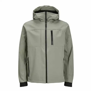 Chaqueta de Invierno Ligera e Impermeable para Hombre 2025, con Capucha, Talla Grande, Cortavientos Deportivo con Cremallera, Venta al Por Mayor de Fábrica - Product Image 1