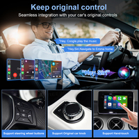 Autoradio AUTOABC sans fil CarPlay Android Auto pour Mercedes-Benz W176 NTG4.5, mise à niveau Plug & Play avec commande vocale, garantie 1 an