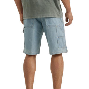 Short en jean lavé à l'acide pour hommes personnalisé Service OEM Impression Étiquette de broderie Options de marque personnelle Commande en gros - Product Image 3