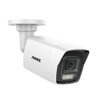 Caméra IP Bullet ANNKE 4K 8MP PoE avec détection IA, fonctions de lumière intelligente double, microphone et emplacement pour carte SD