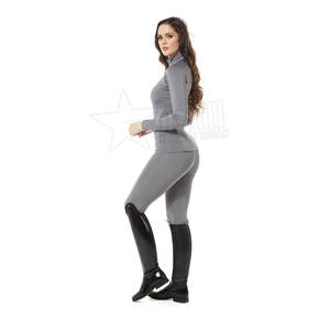 Ensemble équestre décontracté pour femmes de haute qualité Slim Fit Design Logo personnalisé Option nouvelle mode pour l'équitation couleur unie lourde - Product Image 2