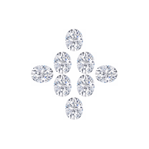 2.25 Carat D Couleur VVS Pureté Synthétique Diamant Lâche IGI Certifié Poli Ovale Coupe Type 2A Diamant Mélange Lot - Product Image 6