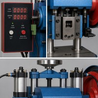 Machine de poinçonnage pneumatique CNC 400kN avec composants de moteur 220V/380V, garantie 1 an pour le poinçonnage industriel du métal