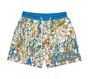 Pantalones cortos deportivos de verano Essentials para hombres Pantalones cortos de gran tamaño en algodón liso Pantalones cortos de malla atléticos de gimnasio informales personalizados para hombres - Product Image 1