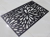 Tapis de porte en caoutchouc noir de qualité supérieure Tapis de porte antidérapants pour la maison et la salle de bain Entrée au prix de gros
