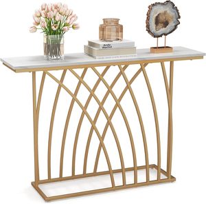 Hot Selling Black Color Metal <b>Console</b> <b>Table</b> Sleek Design for Entryway Living Room or Hallway Deco - Product Image 5