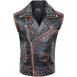 Chaqueta Corta Coreana Nueva, Chaqueta de Motociclista con Botones, Chaqueta de Cuero Genuino Cortavientos para Mujer, Otoño - Product Image 1