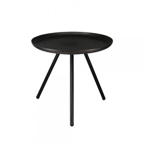 Mesa de centro decorativa de lujo para restaurante, juego de mesa de centro de color negro y Metal con diseño atractivo de alta gama, 2 piezas - Product Image 2