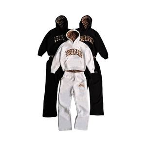 Sweat-shirt à capuche surdimensionné à double taille en molleton de polyester personnalisé, imprimé vintage, délavé à l'acide, pour homme, pour l'hiver - Product Image 4