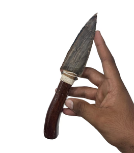 Cuchillos Artesanales de Punta de Flecha Feng Shui, Colección de Piedras Preciosas, Amatista, Jaspe, Ágata, Esculturas de Chakra, Figuras, Mascotas, Recuerdos - Product Image 2