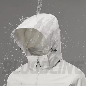 Men's Color Blocking <b>Waterproof</b> Breathable Windproof Eco-Friendly Quick Dry Puffer <b>Jacket</b> Zipper Closure Formal Winter Regular - Product Image 4