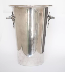 Tina de hielo martillado con asas Diseño atractivo Cubo de hielo de forma redonda para uso doméstico a un costo razonable - Product Image 4