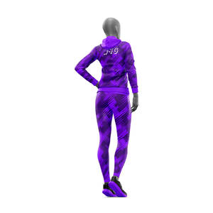 Ensemble de survêtement pour femme avec pantalon de jogging et sweat à capuche, imprimé léger de haute qualité, vêtements de sport pour femme 2026 - Product Image 3