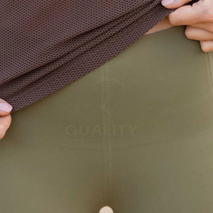 Jodhpurs d'équitation légers pour femmes, coupe ajustée, taille haute, poches personnalisables, taille adaptable pour l'entraînement équestre - Product Image 5