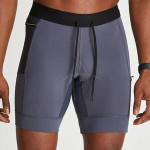 กางเกงขาสั้นรัดเอวกลางเอวสำหรับผู้ชายกางเกงลำลองแห้งเร็วน้ำหนักเบามีเอกลักษณ์2025ดีไซน์ล่าสุด - Product Image 1